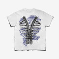 Bone Zip White Tee